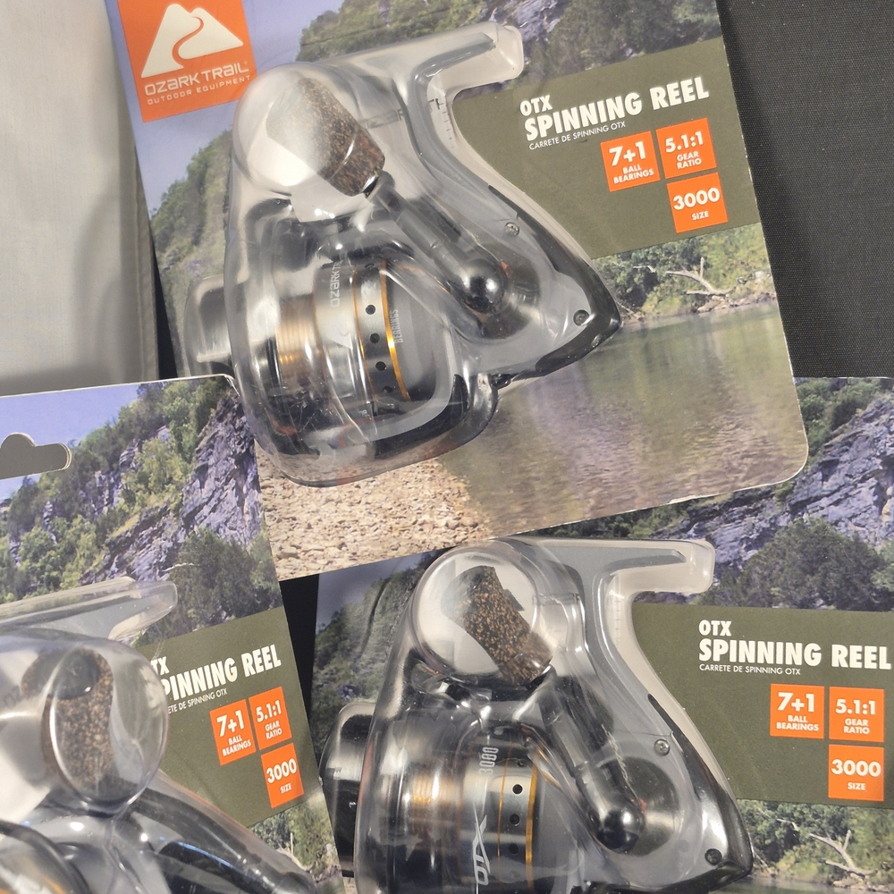 Ozark Trail Spinning Reel - Silver and Gold Accents - Picture 3 of 5